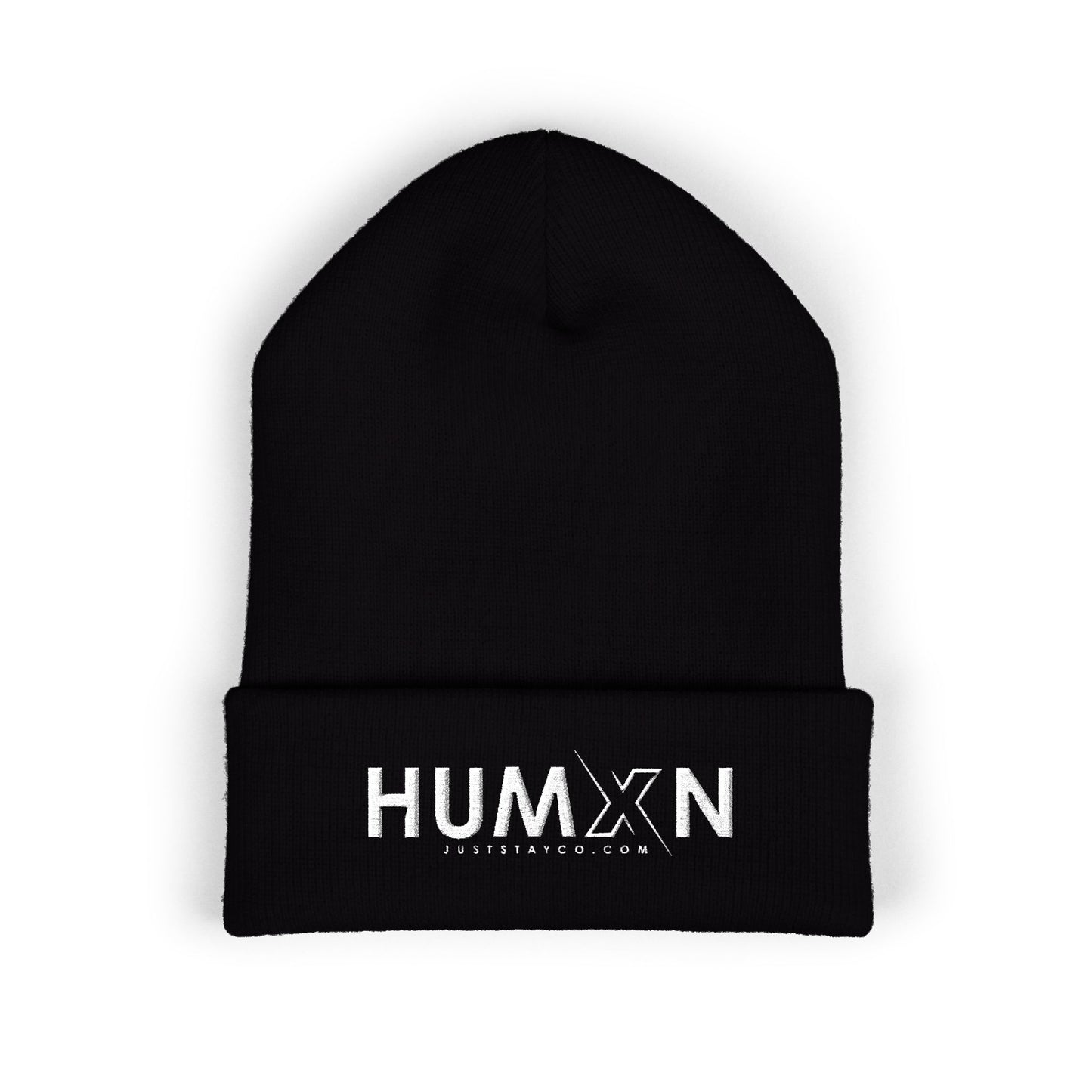 Embroidered "Humxn" Cuffed Beanie